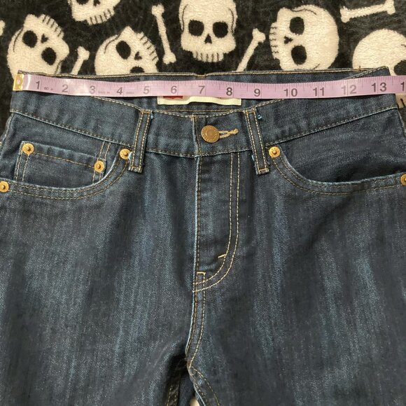 Levi's 511 Slim fit dark wash women's jeans ~ 27W 27L XS SMALL blue denim pants - Picture 8 of 14